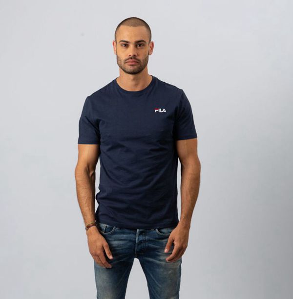 Camisetas Fila Homem Azul Marinho - Fila Noose En Portugal,SIQH-76130